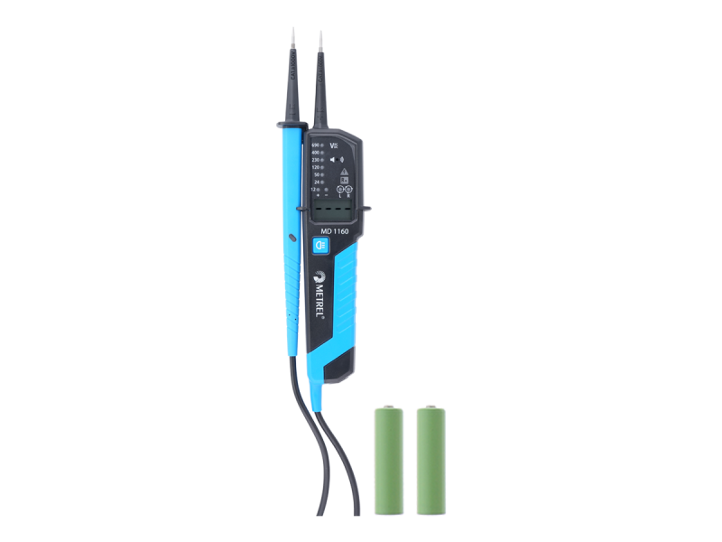 METREL MD 1160 Zweipoliger Spannungsprüfer LCD